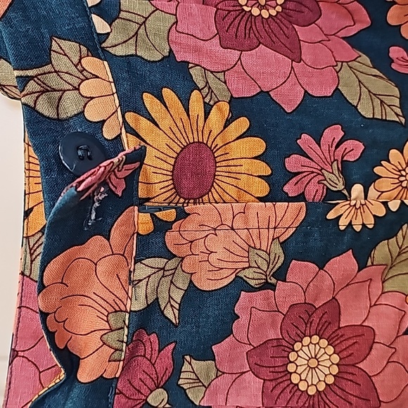Cotton, Skirt, Casual, Summer, Flower, Mini, Vacation, Earthy, Girly, Nwt - Picture 4 of 5